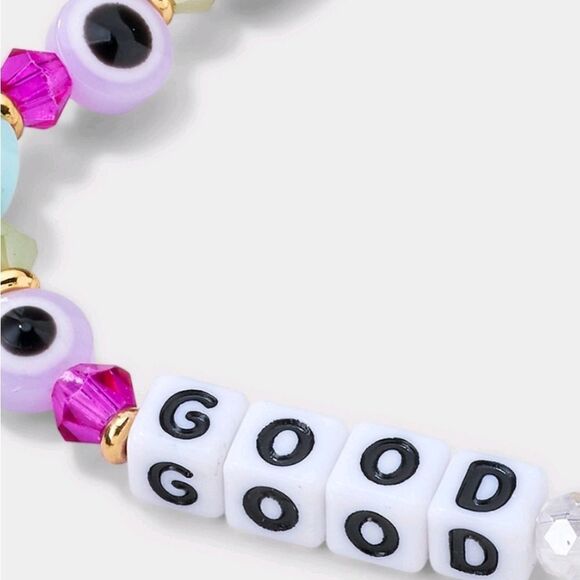 Little Words Project 'Good Energy' Beaded Bracelet - Picture 4 of 8